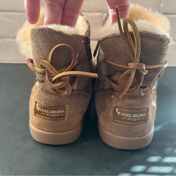 UGG Koolaburra sz 6 chestnut suede lined boots - Picture 11 of 15